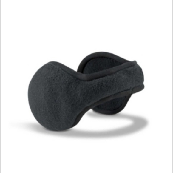 180s NEW Men Tec Fleece Behind The Head Ear Warmer Black One Size Winter Snow - Picture 2 of 13